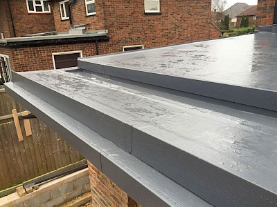 flat roof detail